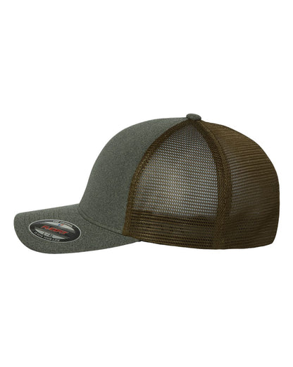 Flexfit Unipanel™ Trucker Cap 5511UP #color_Melange Olive