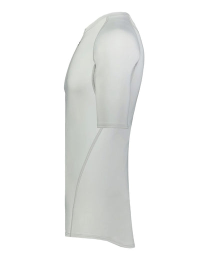 Russell Athletic Unisex CoolCore® Half Sleeve Compression Shirt R21CPM #color_Grid Iron Silver