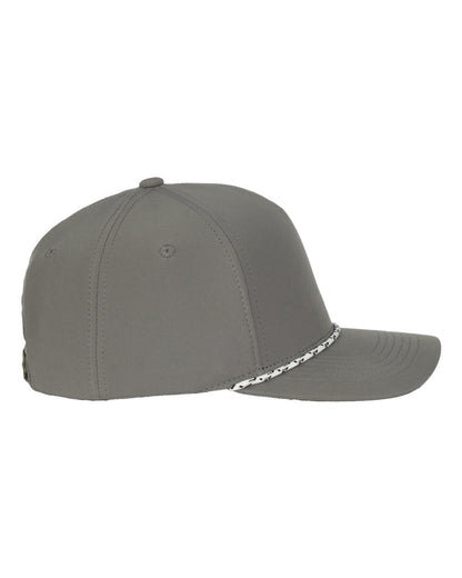 Outdoor Cap Structured Rope Cap OC550PF #color_Charcoal