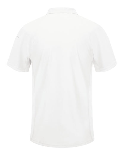 Red Kap Men's Performance Knit® Flex Series Active Polo SK92 #color_White