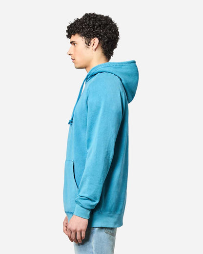 Lane Seven Unisex Vintage Raglan Hooded Sweatshirt LST004 #colormdl_Vintage Lake
