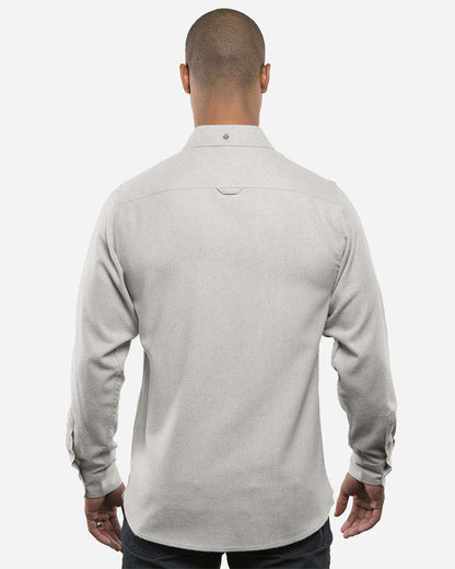 Burnside Men's Solid Flannel Shirt 8200 #colormdl_Stone