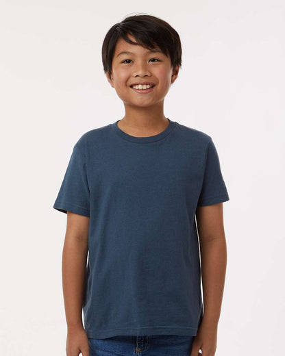 Tultex Youth Fine Jersey T-Shirt 235 #colormdl_Indigo