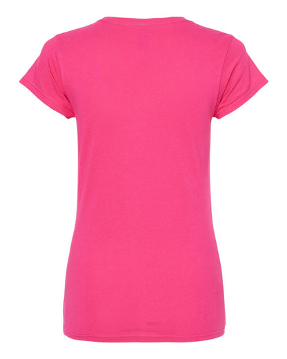 Gildan Women's Softstyle® T-Shirt 64000L #color_Heliconia