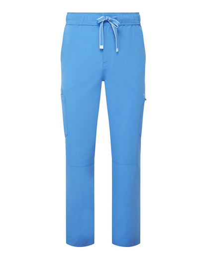 Onna Men's Relentless Stretch Cargo Scrub Pants NN500 #color_Ceil Blue