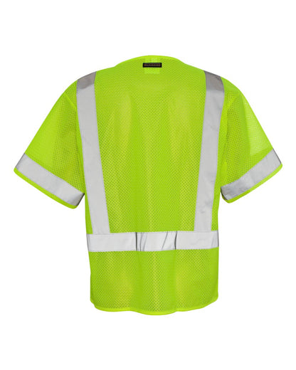 Kishigo Unisex Class 3 Economy Vest 1264-1265 #color_Lime
