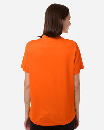 CORE365 Women's Nova Performance Pique Polo CE108W #colormdl_Campus Orange