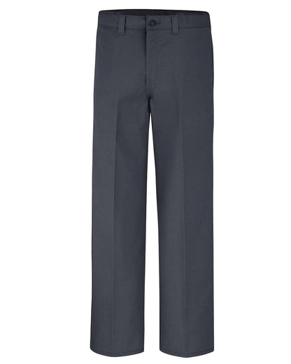 Dickies Men's Odd Sizes Industrial Flat Front Comfort Waist Pants LP17ODD #color_Dark Navy - 37 Unhemmed