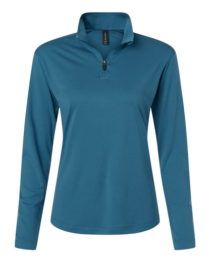 AllPro Women's Pro-Lock Performance Quarter-Zip Pullover 41870L #color_Pacific Blue