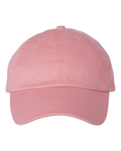 Valucap Bio-Washed Classic Dad Hat VC300A #color_Pink