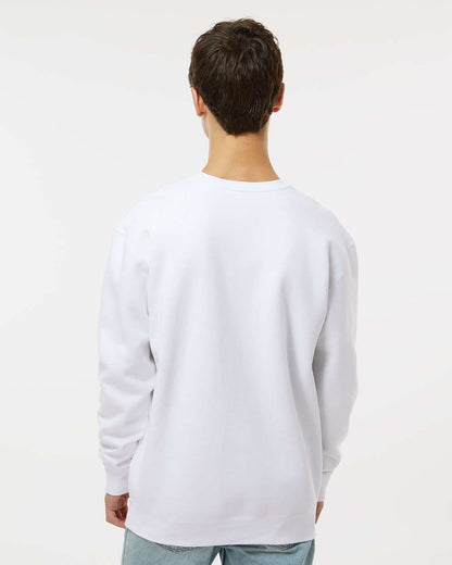 Independent Trading Co. Heavyweight Crewneck Sweatshirt IND3000 #colormdl_White