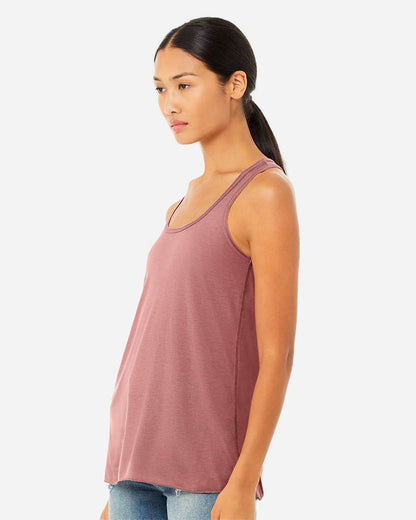 BELLA + CANVAS Women's Flowy Racerback Tank 8800 #colormdl_Mauve