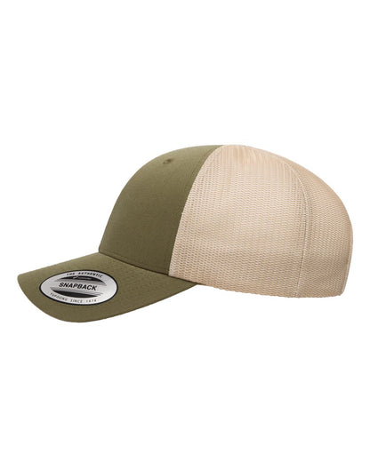YP Classics Elite Cap 6601 #color_Moss Green/ Khaki