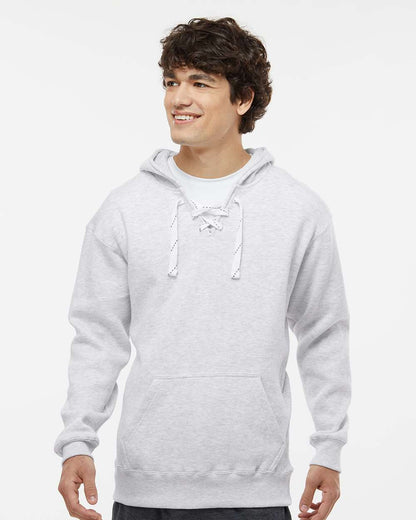 J. America Men's Sport Lace Hooded Sweatshirt 8830 #colormdl_Ash Heather