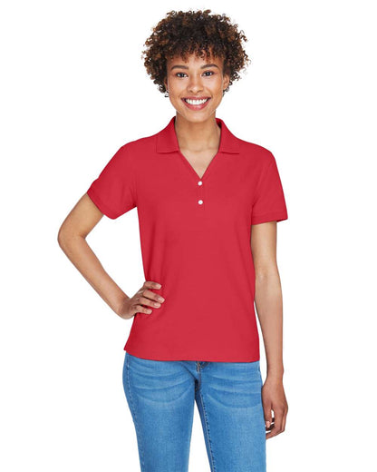 Devon & Jones Women's Pima Piqué Polo D100W #colormdl_Red