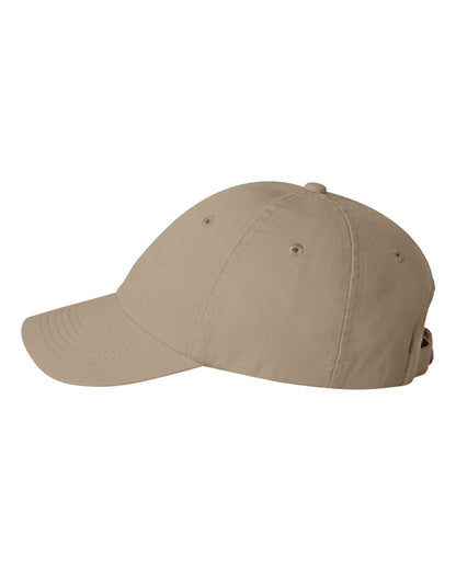 Valucap Youth Small Fit Bio-Washed Dad Hat VC300Y #color_Khaki