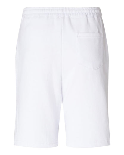 Independent Trading Co. Midweight Fleece Shorts IND20SRT #color_White