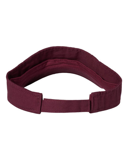Valucap Bio-Washed Visor VC500 #color_Maroon