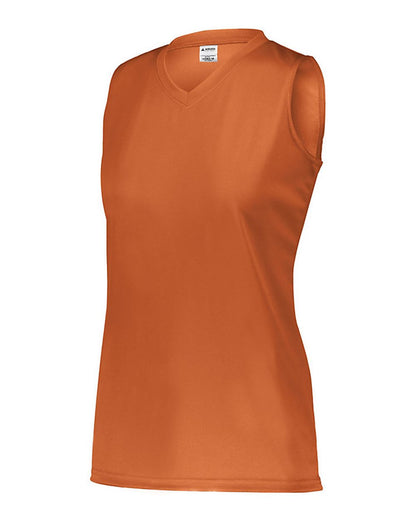 Augusta Sportswear Girls' Sleeveless Wicking Attain Jersey 4795 #color_Orange