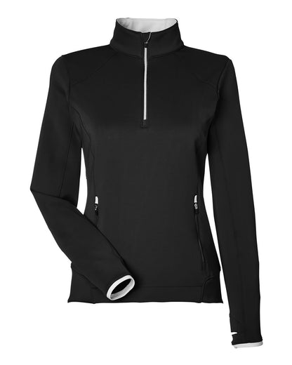 Zero Restriction Women's Sofia Quarter-Zip Pullover L1022L #color_Black