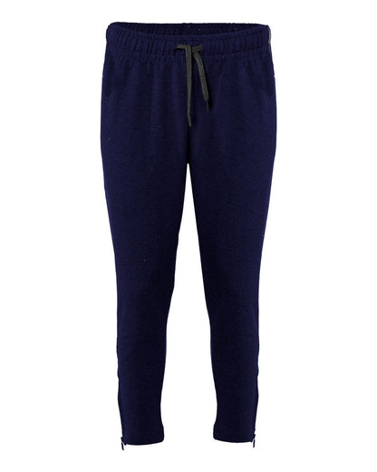 Badger FitFlex Women's French Terry Ankle Pants 1071 #color_Navy