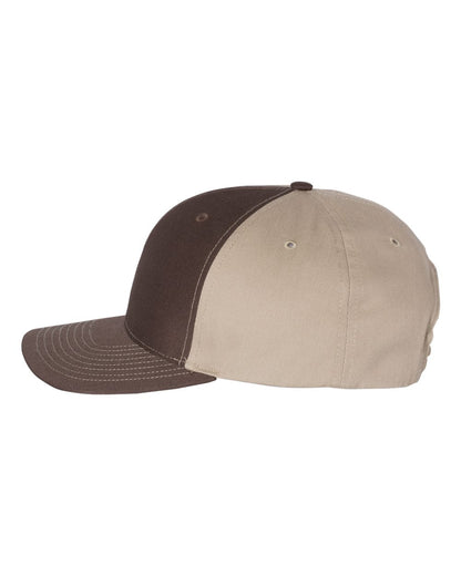Richardson Twill Back Trucker Cap 312 #color_Brown/ Khaki