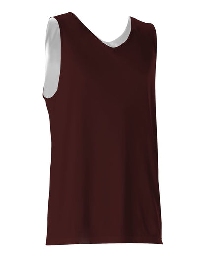 Alleson Athletic Reversible Tank 506CR #color_Maroon/ White