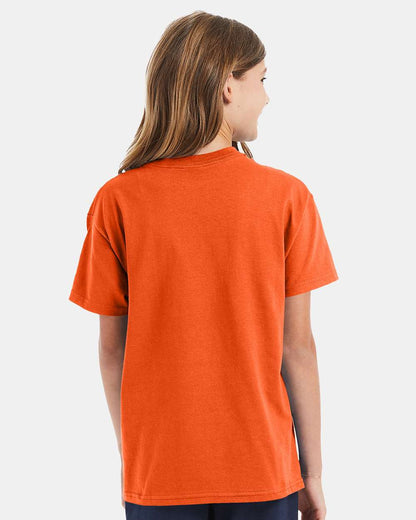 Hanes Authentic Youth T-Shirt 5450 #colormdl_Orange