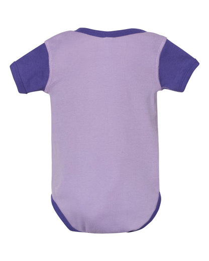 Rabbit Skins Infant Baby Rib Bodysuit 4400 #color_Lavender/ Purple