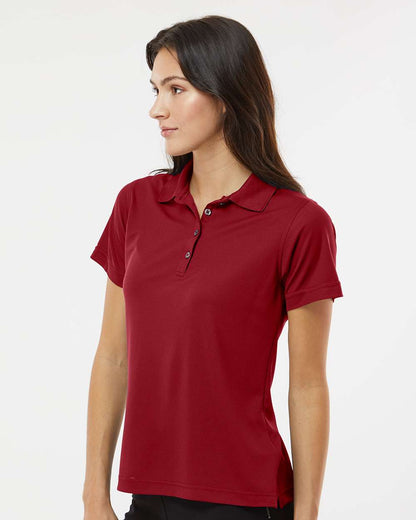 Paragon Women's Saratoga Performance Mini Mesh Polo 104 #colormdl_Cardinal