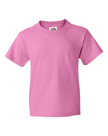 Fruit of the Loom HD Cotton Youth Short Sleeve T-Shirt 3930BR #color_Azalea