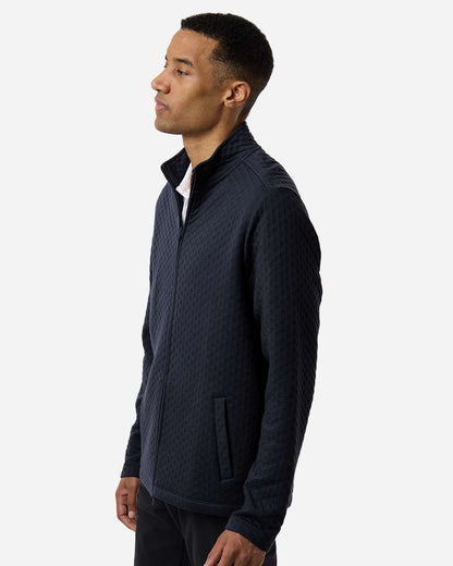 Devon & Jones Men's Berkley Textured Full-Zip Jacket DG740 #colormdl_Navy