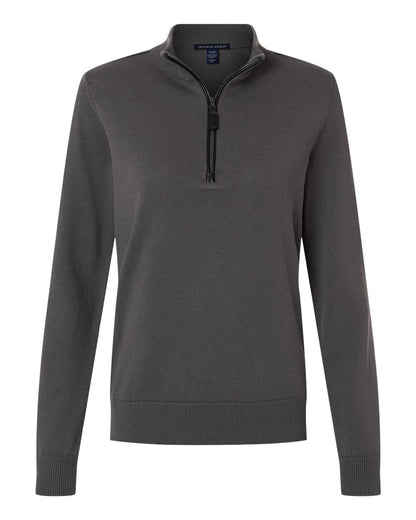 Devon & Jones Women's New Classics Quarter-Zip Sweater DG446W #color_Graphite