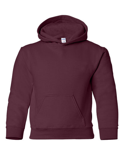 Gildan Youth Heavy Blend™ Hooded Sweatshirt 18500B #color_Maroon