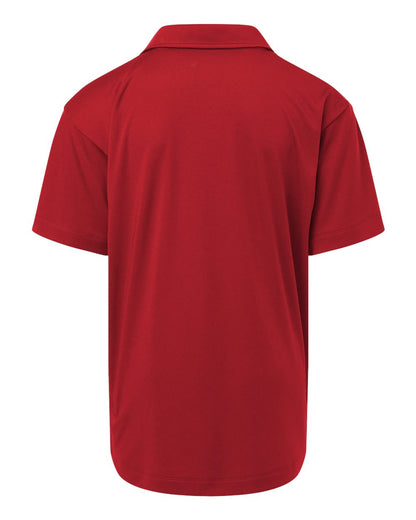 AllPro Youth Pro-Lock Performance Polo 41800Y #color_Red