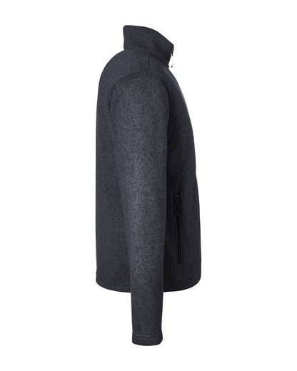 Marmot Men's Drop Line Fleece Jacket M16223 #color_Black Heather