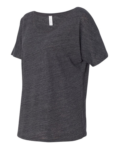 BELLA + CANVAS Women’s Slouchy Tee 8816 #color_Charcoal Black Slub