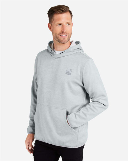 HUK Men's Coldfront+ Performance Hooded Sweatshirt H130093 #colormdl_Harbor Mist Heather