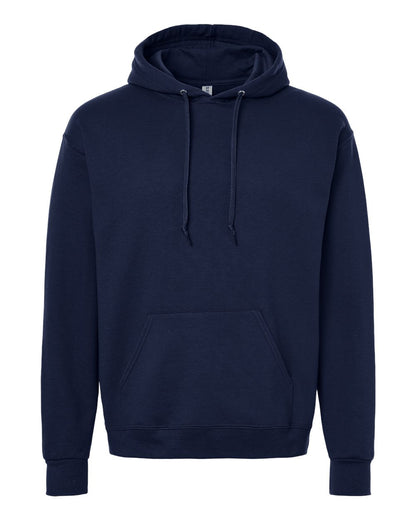 JERZEES Unisex Ultimate CVC Hooded Sweatshirt IC49MR #color_J. Navy