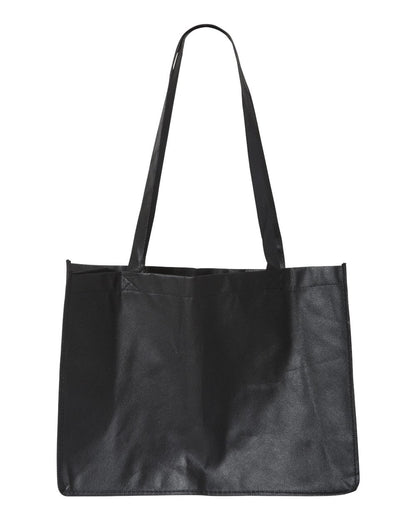 Liberty Bags Non-Woven Deluxe Junior Tote A134 #color_Black
