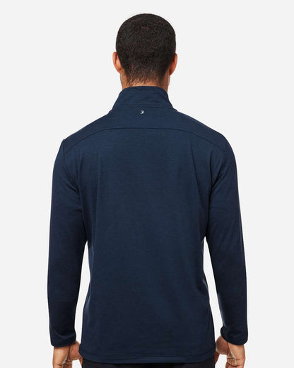 Glyder Men's Fairway Marbled Jersey Quarter-Zip Pullover MDP1772 #colormdl_Navy Marble