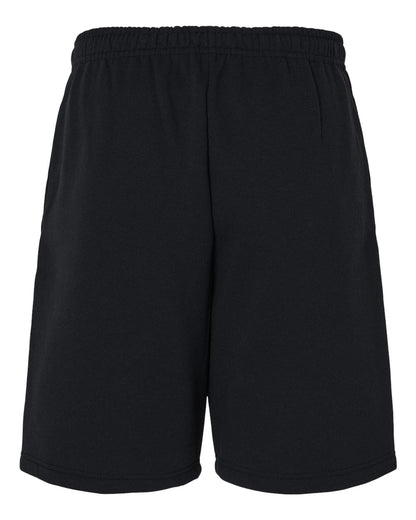 JERZEES Unisex Nublend® Fleece Shorts 978MPR #color_Black