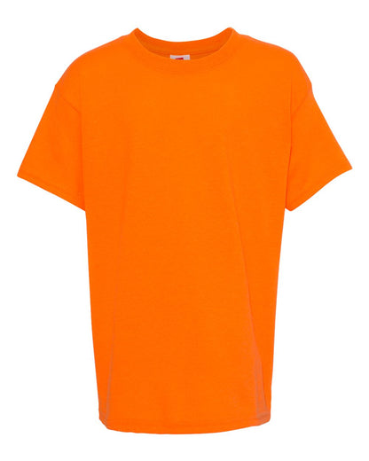 Hanes Ecosmart™ Youth T-Shirt 5370 #color_Safety Orange