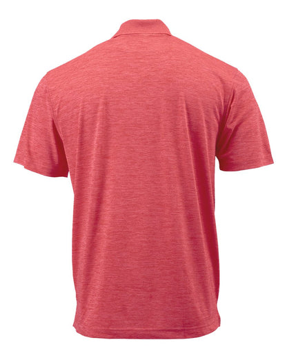 Paragon Men's Dakota Striated Heather Polo 130 #color_Crimson Heather