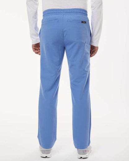 Jaanuu Men's Rhodes Everyday Straight-Leg Scrub Pants M20001 #colormdl_Ceil Blue