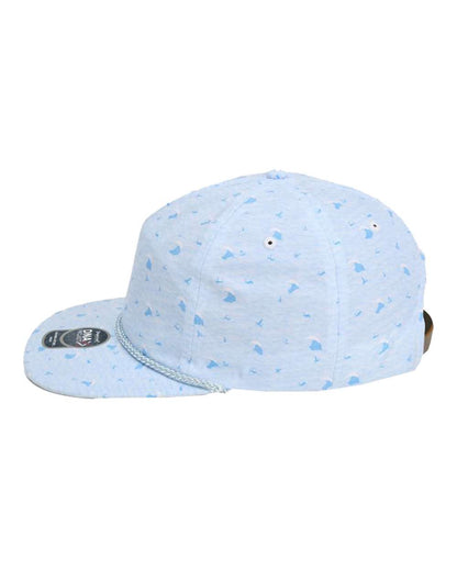 Imperial The Aloha Rope Cap DNA010 #color_Blue Waves