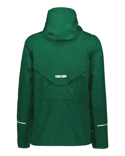 Holloway Women's Packable Hooded Jacket 229782 #color_Dark Green