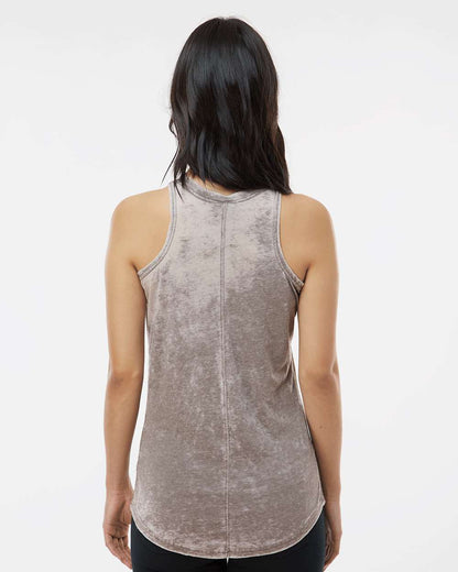 J. America Women’s Zen Jersey Tank Top 8117 #colormdl_Cement