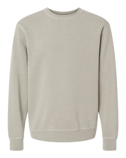 Independent Trading Co. Midweight Pigment-Dyed Crewneck Sweatshirt PRM3500 #color_Pigment Cement