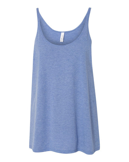 BELLA + CANVAS Women's Slouchy Tank 8838 #color_Blue Triblend